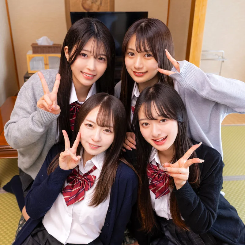 かりん＆めいさ＆かほ＆あおい deaa040 DEAA-040 修学旅行 乱交 FANZA 1枚目