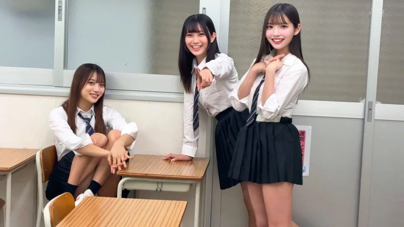 かりん&める&なぎさ smgd043 チンチン危機一発ゲーム SMGD-043 エロ AV FANZA 1枚目